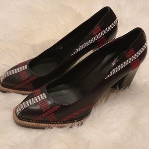 Tod's Leather Heel Pumps